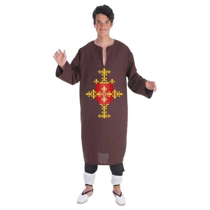 Disfraz adulto túnica marrón talla l 1 Disfraz adulto túnica marrón talla l 1
