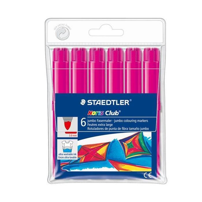 Staedtler Rotulador Grueso Noris Club Magenta Estuche 6 Ud Staedtler Rotulador Grueso Noris Club Magenta Estuche 6 Ud