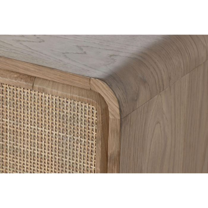 DKD Home Decor Buffet Tropical Natural Roble Ratán MDF Chapa con 3 Cajones 4 Puertas - 182x45x71 cm 7 DKD Home Decor Buffet Tropical Natural Roble Ratán MDF Chapa con 3 Cajones 4 Puertas - 182x45x71 cm 7