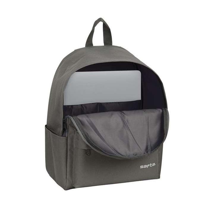 Cartera Escolar Safta Day Pack Ordenador 14,1-' Basic Gris 310x160x400 mm 3 Cartera Escolar Safta Day Pack Ordenador 14,1-' Basic Gris 310x160x400 mm 3