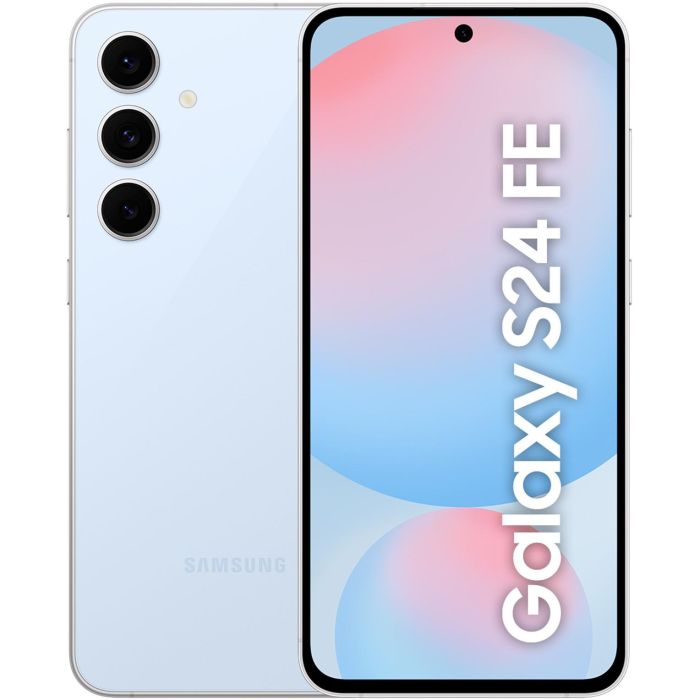 Samsung SM-S721BLBDEUE Galaxy S24 FE 5G Smartphone 8GB RAM 128GB Almacenamiento 6.7" Dynamic AMOLED 2X 120Hz Cámara 50MP IP68 Azul