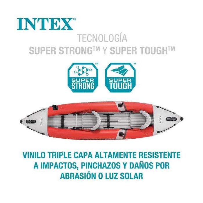 Kayak excursion pro 384x94x46 cm. incluye remos aluminio y bomba. 6 Kayak excursion pro 384x94x46 cm. incluye remos aluminio y bomba. 6