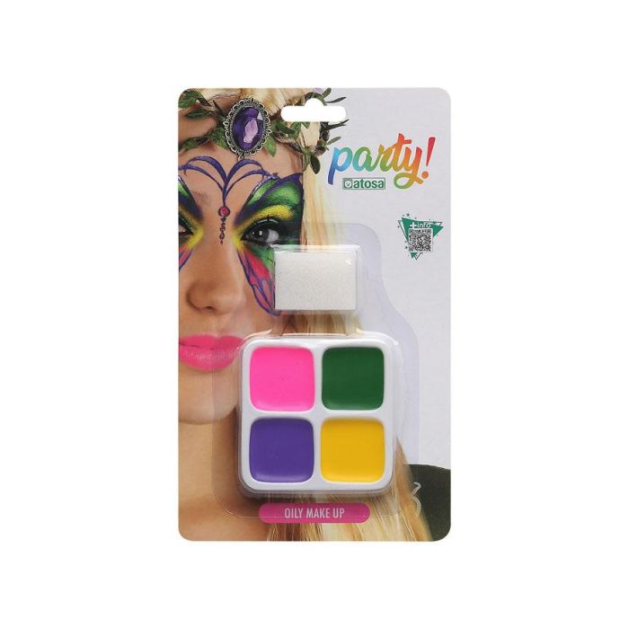 Kit Maquillaje Mariposa Carnaval para Fiestas Infantiles y Espectáculos con Colores Vivos y Textura Cremosa