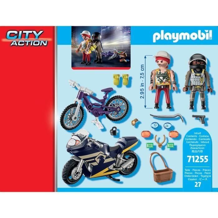 Fuerzas especiales y ladrón playmobil city action 5