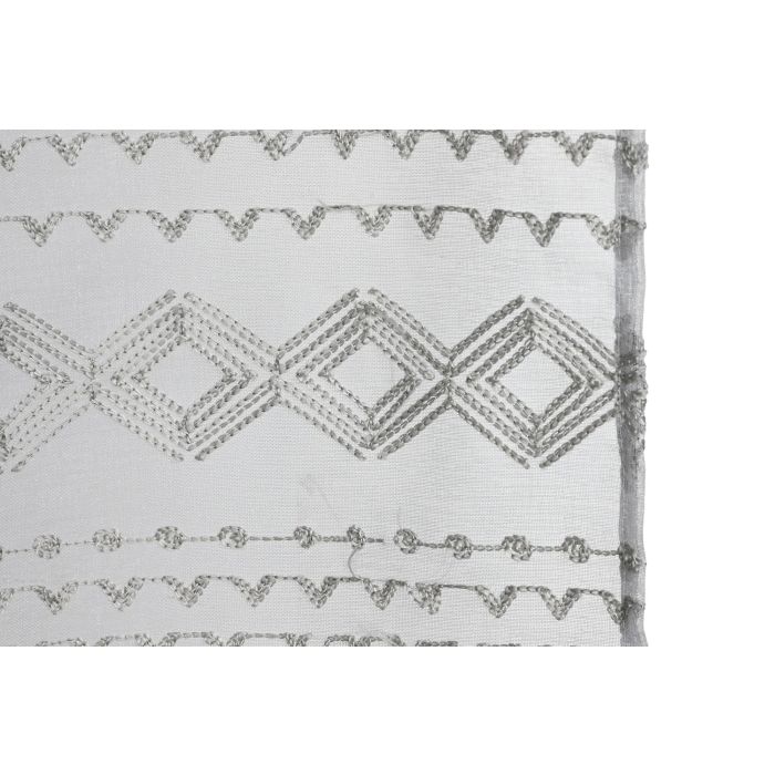 Cortina DKD Home Decor Gris Claro 260 x 140 cm (2 Unidades) 2 Cortina DKD Home Decor Gris Claro 260 x 140 cm (2 Unidades) 2