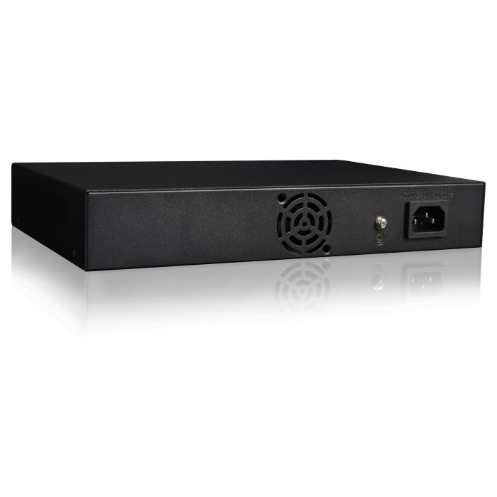 Level One GEP-1061 Switch Gestionado L2 Gigabit Ethernet 8x PoE+ 2x SFP Montaje Rack 180W 1