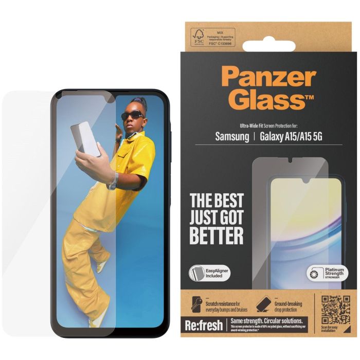 PanzerGlass Samsung Galaxy A15. A15 5G. UWF 2