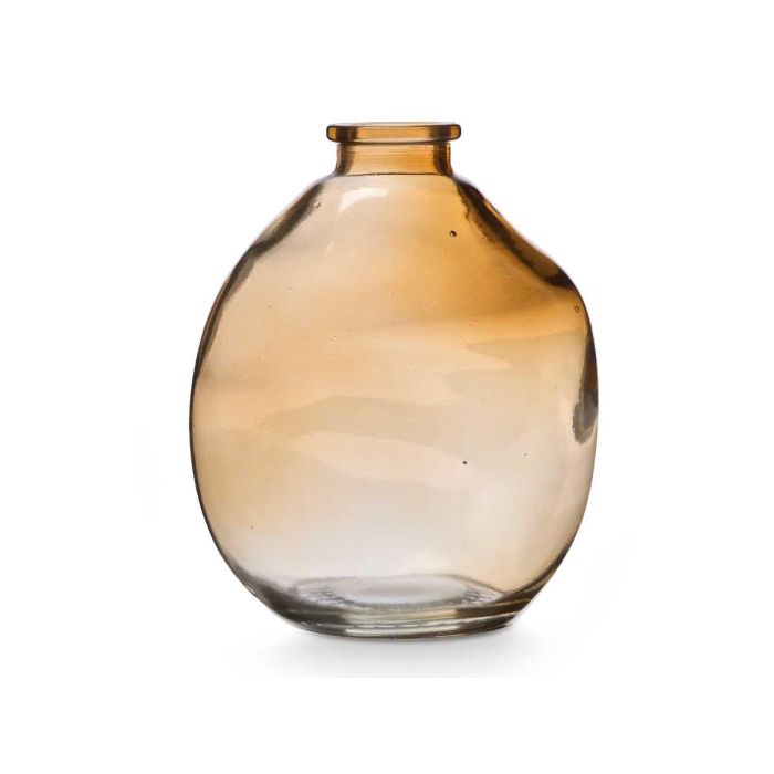 Frasco Cristal Irregular Ambar Giftdecor 10X12CM (12 Unidades) 2 Frasco Cristal Irregular Ambar Giftdecor 10X12CM (12 Unidades) 2