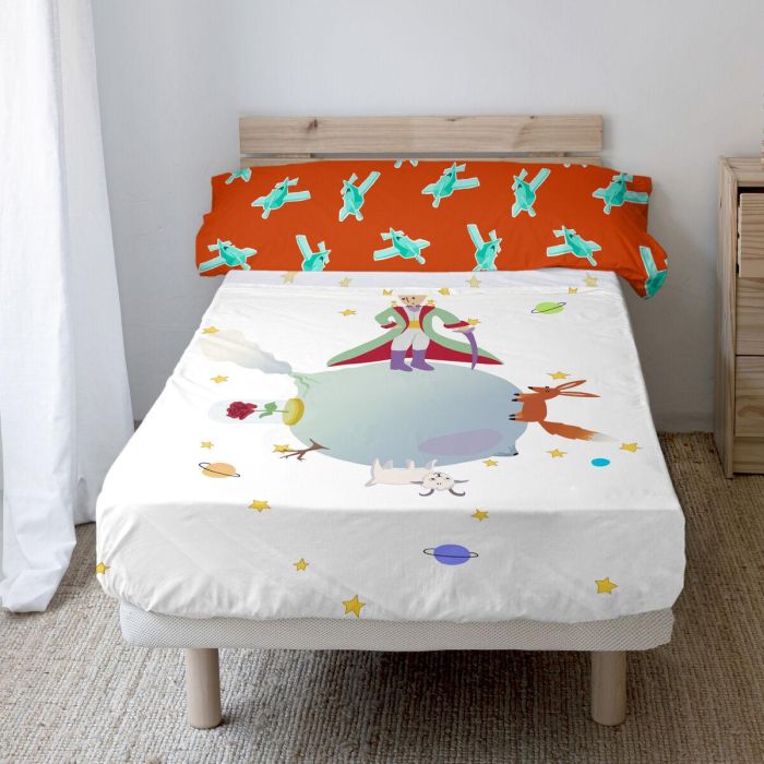 Juego de Sábanas HappyFriday LE PETIT PRINCE Multicolor Cama de 80/90 2 Piezas 5