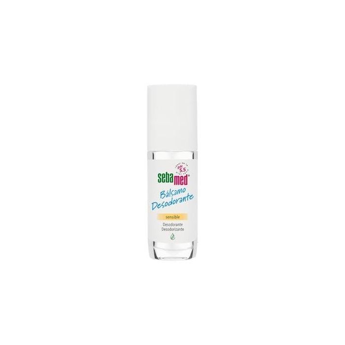 Sebamed Bálsamo Desodorante Roll-on para Axilas Sensibles y Extrasensibles Sin Alcohol, Sales de Aluminio ni Fragancia 50 ml
