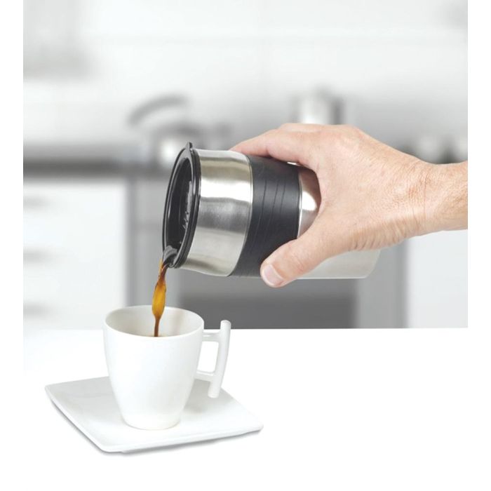 Kiwi Cafetera Personal con Taza para Llevar 420 cc, Ideal para Viajes y Oficina, 20 cm Ancho x 26 cm Alto x 15 cm Largo 2