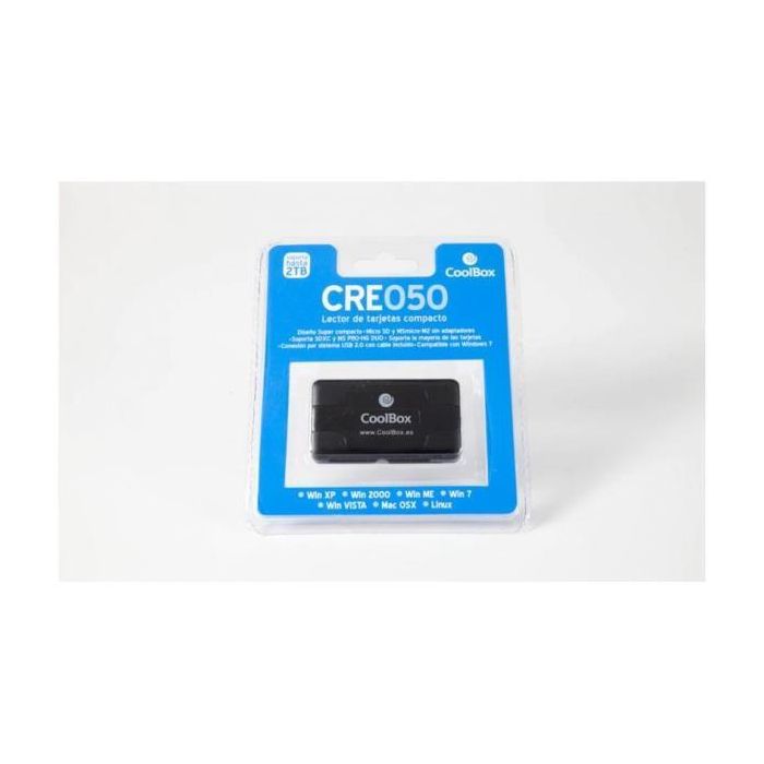 Lector de Tarjetas CoolBox CRCOOCRE050 Negro 1