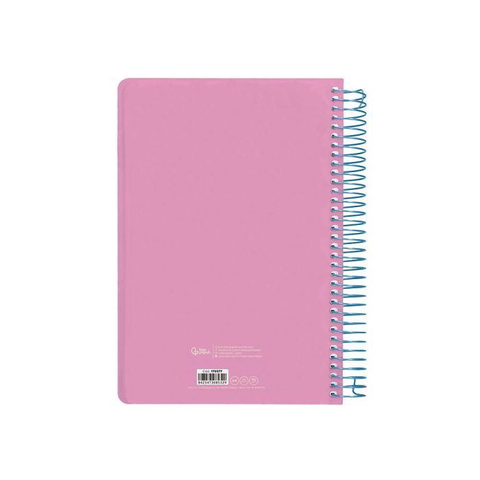 Agenda Espiral Liderpapel Classic A4 2025 Dia Pagina Rosa Papel 70 gr 2