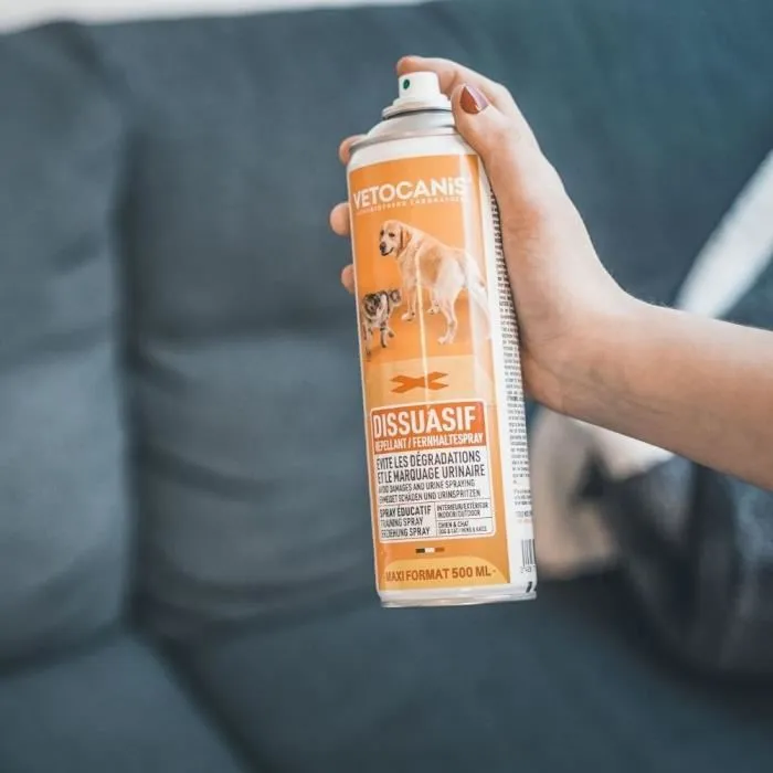Vetocanis Spray Disuasorio para Interiores y Exteriores para Perros y Gatos 500ml 3