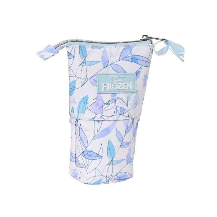 Estuche Escolar Frozen Memories Azul Blanco 8 x 19 x 6 cm 1