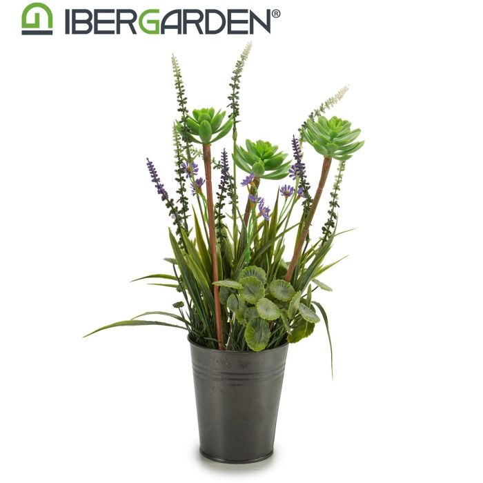 Maceta de Metal Lavanda Ibergarden - 13x40x13 cm, Varios Colores (12 Unidades) 1 Maceta de Metal Lavanda Ibergarden - 13x40x13 cm, Varios Colores (12 Unidades) 1