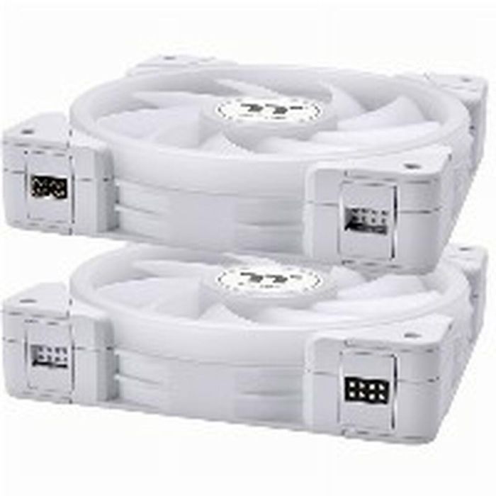 Thermaltake THE1696926276682 SWAFAN EX12 ARGB Sync - Ventilador de 120 mm para Carcasa PC (Blanco) 10 Thermaltake THE1696926276682 SWAFAN EX12 ARGB Sync - Ventilador de 120 mm para Carcasa PC (Blanco) 10