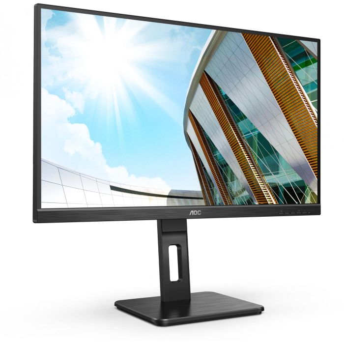 AOC Q27P2Q Monitor 27'' Quad HD (2560x1440) IPS 4ms con USB, HDMI, DisplayPort, Altavoces y Pivot Negro 9