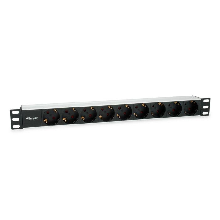 EQUIP REGLETA ALIMENTACION RACK 19" 1U 9 TOMAS EQUIP REGLETA ALIMENTACION RACK 19" 1U 9 TOMAS