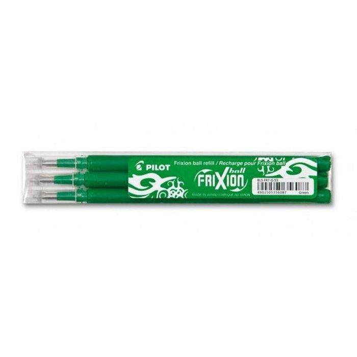 PILOT Paq.3 recambios boligrafo Frixion verde 1 PILOT Paq.3 recambios boligrafo Frixion verde 1