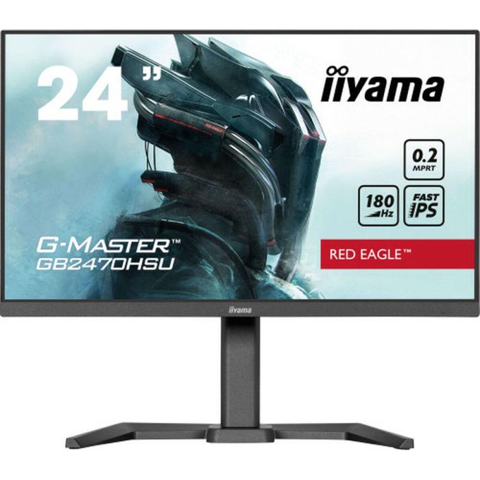Iiyama Monitor Gaming GB2470HSU-B6 24 Pulgadas IPS Full HD 1920x1080 0,2ms 180Hz HDMI DP Negro 0 Iiyama Monitor Gaming GB2470HSU-B6 24 Pulgadas IPS Full HD 1920x1080 0,2ms 180Hz HDMI DP Negro 0