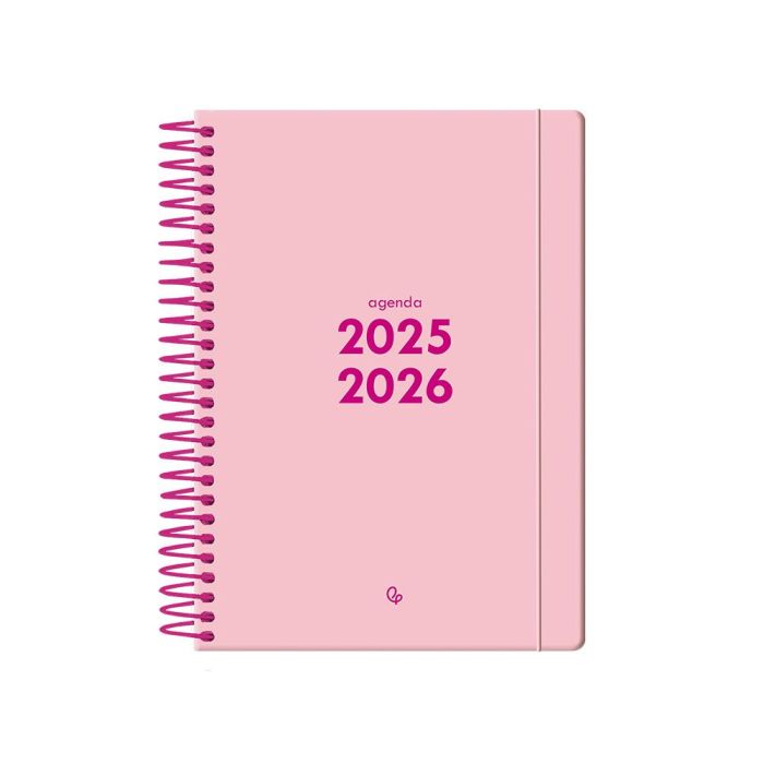 Agenda Escolar Liderpapel 25-26 Espiral Basic Rosa Semana Vista A5 Bilingüe Papelfsc 70 gr 1 Agenda Escolar Liderpapel 25-26 Espiral Basic Rosa Semana Vista A5 Bilingüe Papelfsc 70 gr 1