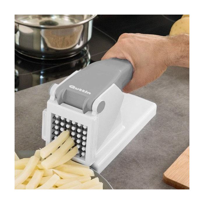 Quttin Cortador de Patatas - Utensilio de Cocina Manual para Hacer Patatas Fritas Caseras, 27.1 x 10.3 x 14.5 cm (6 Unidades) 6