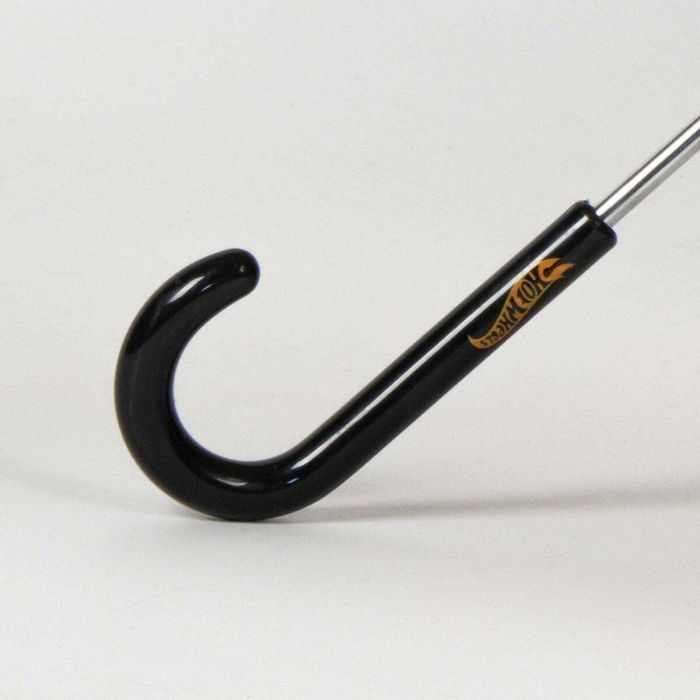 Hot Wheels Paraguas Manual Transparente de Burbuja 45 cm - Naranja con Diseño de Coches para Niños 3+ años, Perfecto para Días de Lluvia 3