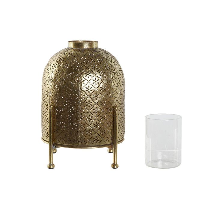 Portavela Oriental DKD Home Decor Dorado 19 x 24.5 x 19 cm 1 Portavela Oriental DKD Home Decor Dorado 19 x 24.5 x 19 cm 1