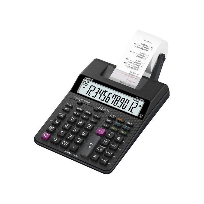 Casio Calculadora De Oficina Con Impresora Negro Hr-150Rce Casio Calculadora De Oficina Con Impresora Negro Hr-150Rce
