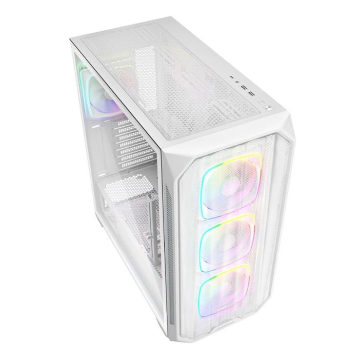 SHARKOON AK5M RGB Midi Tower Blanco con Cristal Templado y Malla Frontal para un Flujo de Aire Óptimo 1