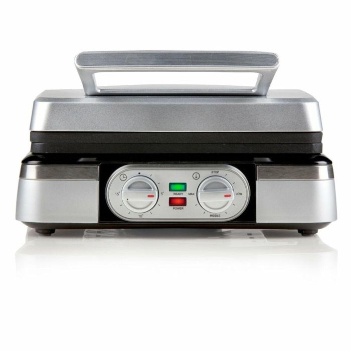 Domo DO9149W Gofrera eléctrica 1400W con Termostato Ajustable, Temporizador y Placas de 2.6cm Antiadherentes de Acero Inoxidable 3 Domo DO9149W Gofrera eléctrica 1400W con Termostato Ajustable, Temporizador y Placas de 2.6cm Antiadherentes de Acero Inoxidable 3