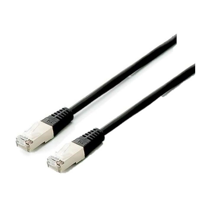 EQUIP Patchkabel Cat6A S/FTP 2xRJ45 3.00m negro LSZH Polybeutel