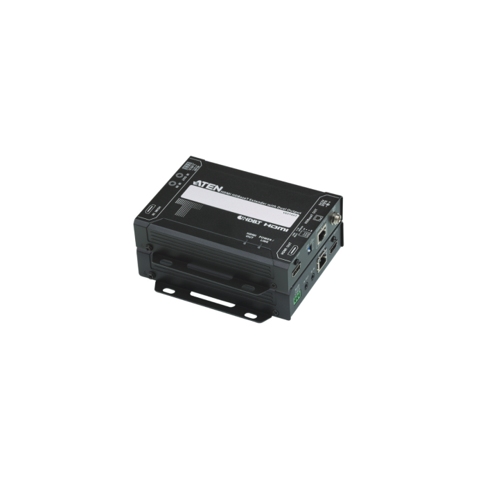 Aten VE814A Extensor HDMI HDBaseT 4K a 100m con Salida Dual, RS-232 e IR, HDCP 2.2