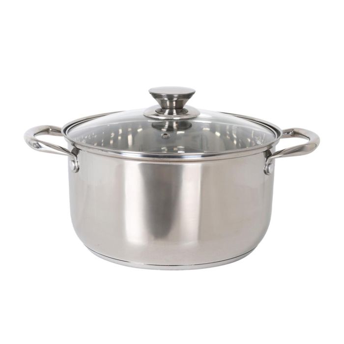 Cacerola Inde New Neron 26 cm (8L) acero inoxidable con tapa (4 Unidades) 4 Cacerola Inde New Neron 26 cm (8L) acero inoxidable con tapa (4 Unidades) 4