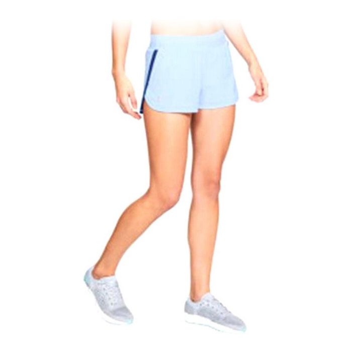 Pantalones Cortos Deportivos para Mujer Under Armour Celeste 1 Pantalones Cortos Deportivos para Mujer Under Armour Celeste 1
