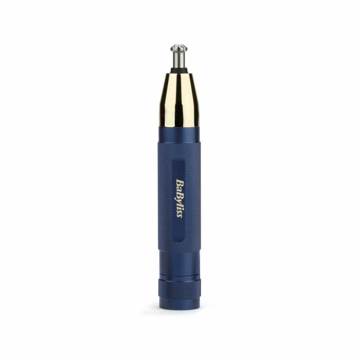 Babyliss Recortadora de Precisión E112E Super-X Metal para Nariz Orejas y Cejas Hombre Acabado Dorado y Azul 0 Babyliss Recortadora de Precisión E112E Super-X Metal para Nariz Orejas y Cejas Hombre Acabado Dorado y Azul 0