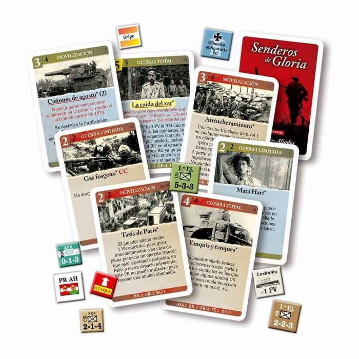 Devir Juego de Mesa Senderos de Gloria - Estrategia Primera Guerra Mundial para 2 Jugadores 2 Devir Juego de Mesa Senderos de Gloria - Estrategia Primera Guerra Mundial para 2 Jugadores 2