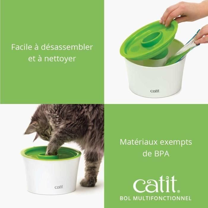 Dispensador de comida para gatos Catit Senses 2 4 Dispensador de comida para gatos Catit Senses 2 4