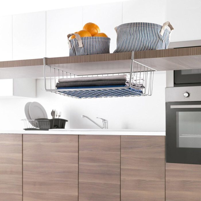 Cesta para estante de cocina grey 40.5 cm - Confortime (12 Unidades) 1