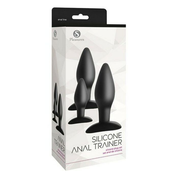 Plug Anal S Pleasures Trainer Negro 1