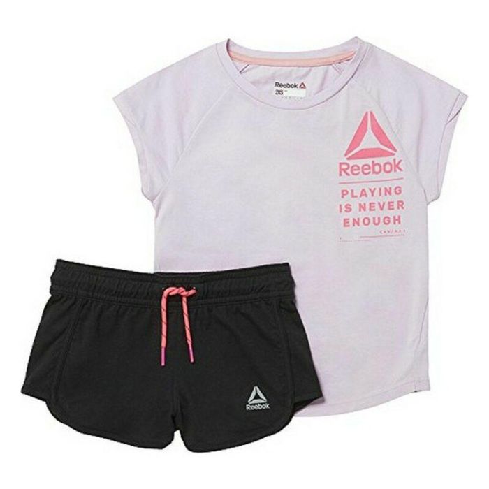 Conjunto Deportivo para Niños Reebok G ES SS MONGLW BABY Rosa 1 Conjunto Deportivo para Niños Reebok G ES SS MONGLW BABY Rosa 1