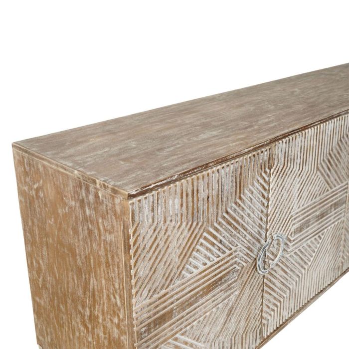 DKD Home Decor Classy 25 Aparador Blanco de Madera de Mango Decape 180 x 40 x 80 cm 2 DKD Home Decor Classy 25 Aparador Blanco de Madera de Mango Decape 180 x 40 x 80 cm 2