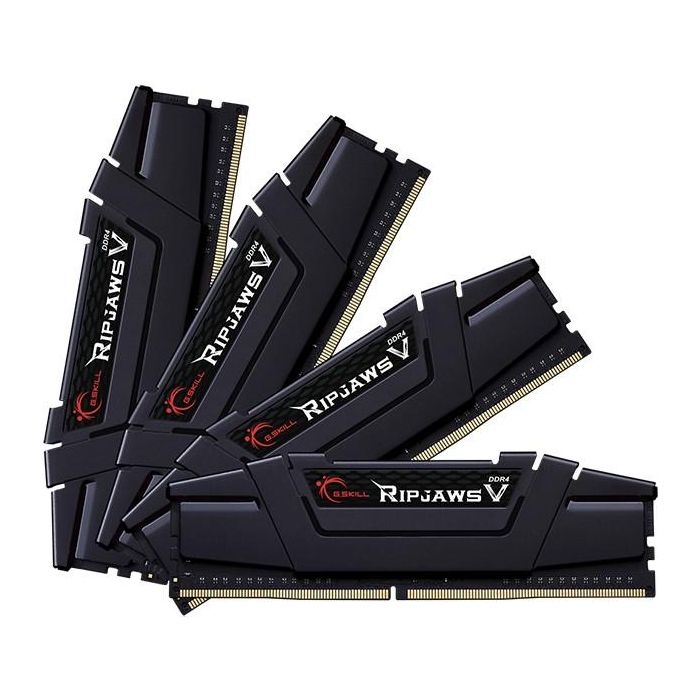 G.Skill F4-2666C19Q-128GVK Kit de memoria RAM DDR4 de 128GB (4x32GB) 2666MHz CL19 Ripjaws V para PC/Servidor 2