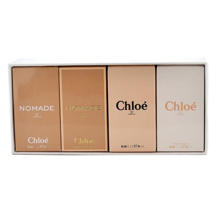 Chloe Nomade eau de parfum 5 ml + nomade eau de toilette 5 ml + eau de parfum 5 ml + eau de toilette 5 ml Chloe Nomade eau de parfum 5 ml + nomade eau de toilette 5 ml + eau de parfum 5 ml + eau de toilette 5 ml