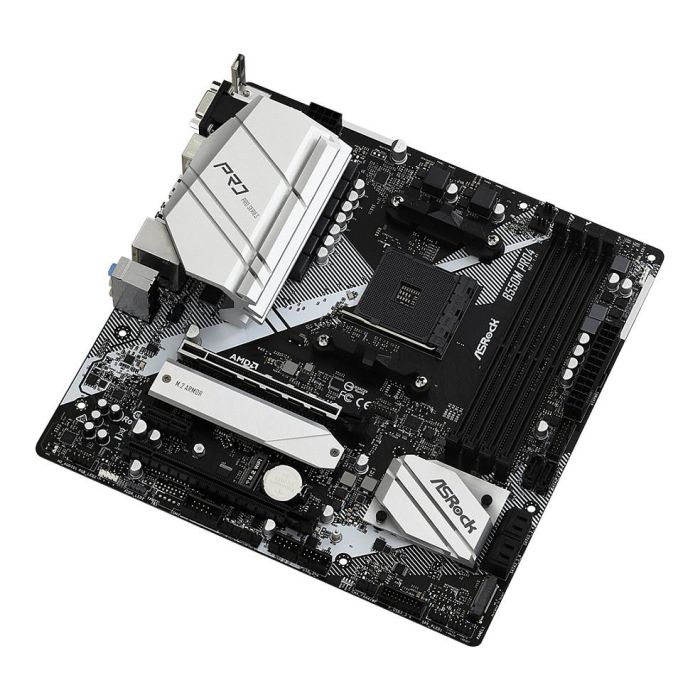 ASRock Placa Base AM4 B550M PRO4 Micro ATX para AMD Ryzen 3000 Series DDR4 2 ASRock Placa Base AM4 B550M PRO4 Micro ATX para AMD Ryzen 3000 Series DDR4 2