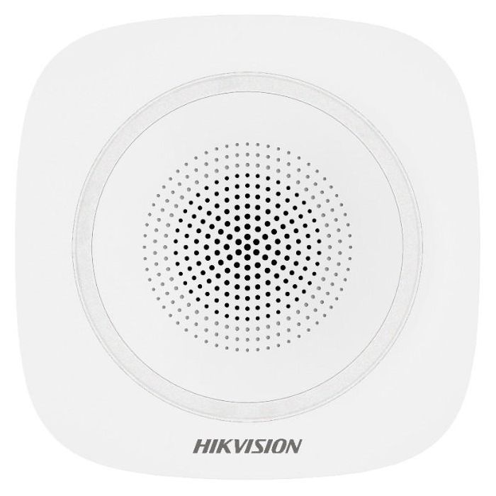 Hikvision Sirena Inalámbrica Interna AX PRO 868MHz - Indicador LED, Sonidos de Alarma Configurable y Anti-manipulación.