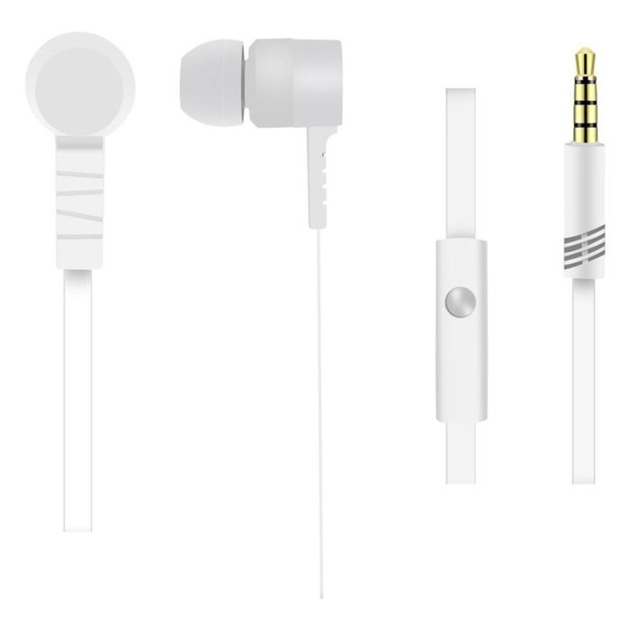 Acer AHW911 Auriculares In-Ear Cableados con Conector Jack 3.5mm Blanco para Móvil/PC/Tablet