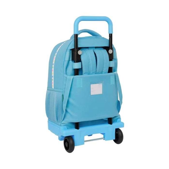 Mochila Escolar Benetton Spring Azul cielo 33 x 45 x 22 cm 2 Mochila Escolar Benetton Spring Azul cielo 33 x 45 x 22 cm 2