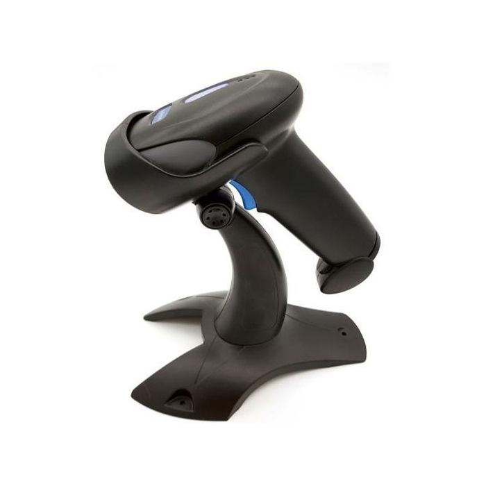 Nilox NXSC2D Lector de Códigos de Barras USB 1D-2D, Incluye Soporte, Decodifica QR y Más